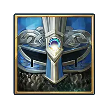 Blaue Maske Symbol