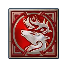 Roter Hirsch Symbol