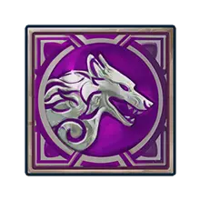 Lila Wolf Symbol