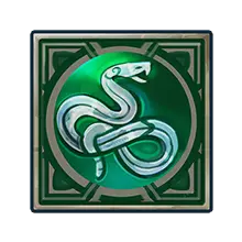 Grüne Schlange Symbol